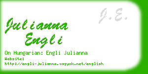 julianna engli business card